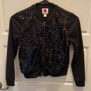 Total girl black sweater